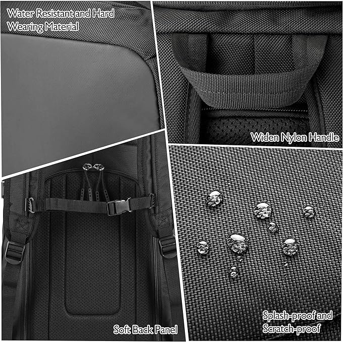 Unigear Ski Boot Bag Backpack for Helmet 50L/70L, Goggles, Gloves, Skis, Snowboard & Accessories (Black)