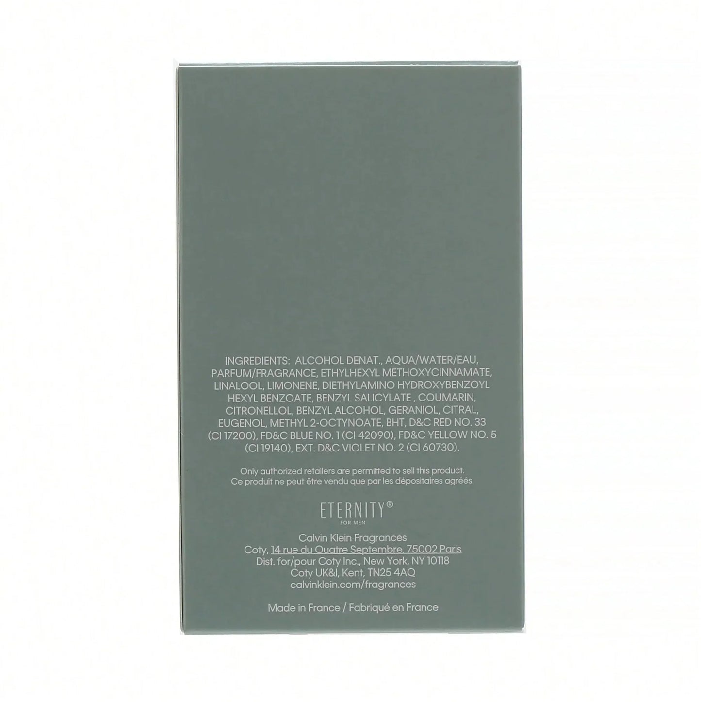 Calvin Klein Eternity Cologne For Men