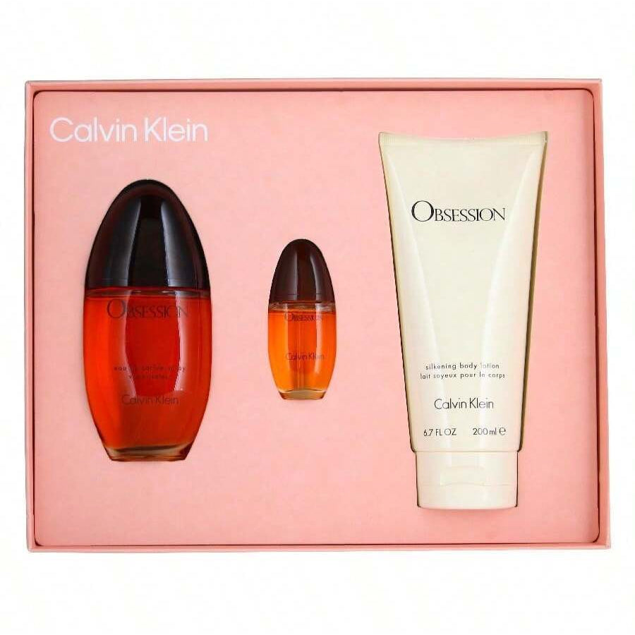 Calvin Klein Obsession For Women 4 Pcs Gift Set