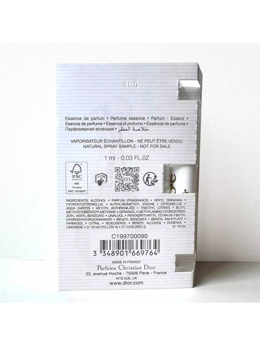 Dior J’adore L’Or Sample Trio