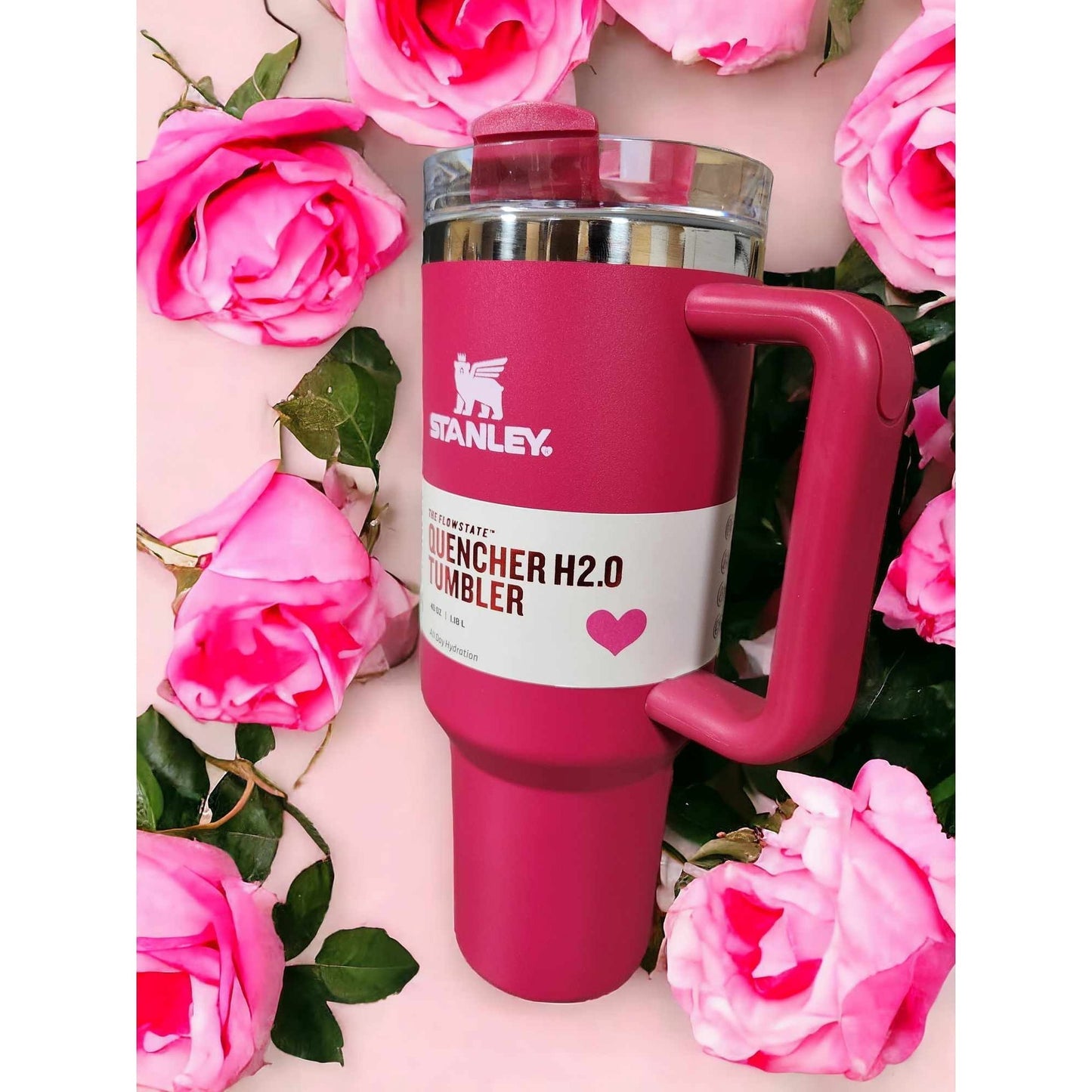 Stanley Valentine's Day Dark Red Tumbler