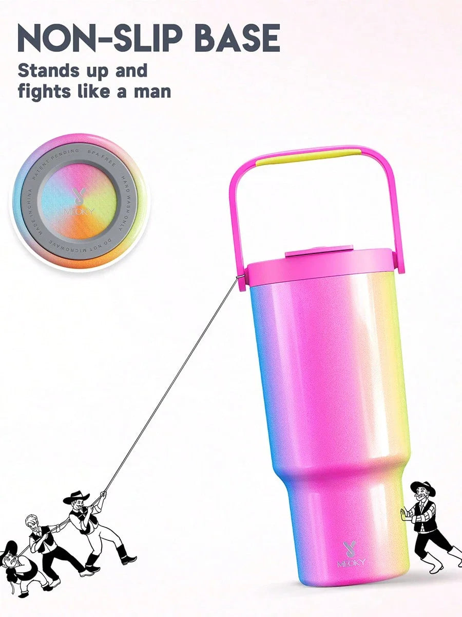 Meoky 32oz Insulated Handle Tumbler