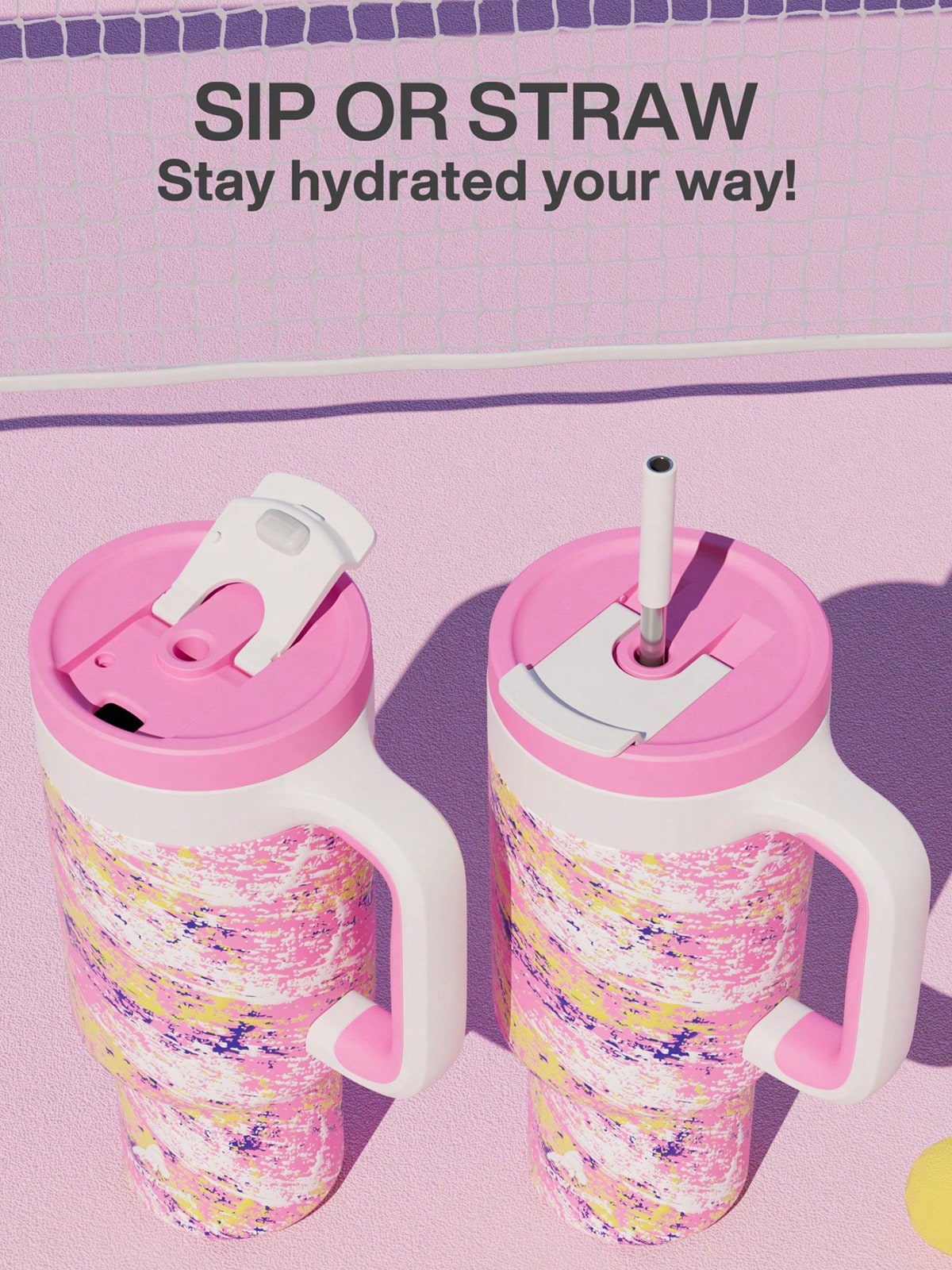 Meoky 40oz Colorful Tumbler