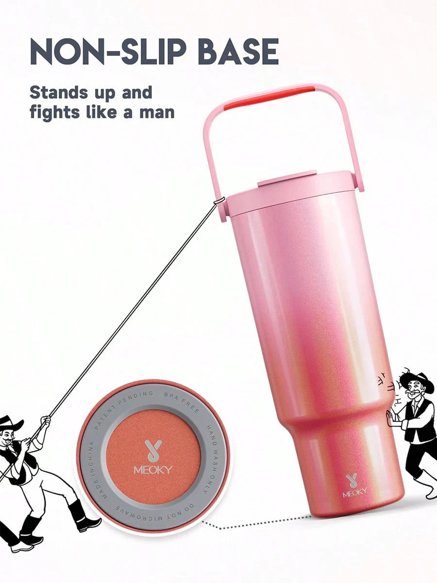 Meoky 40oz Insulated Handle Tumbler