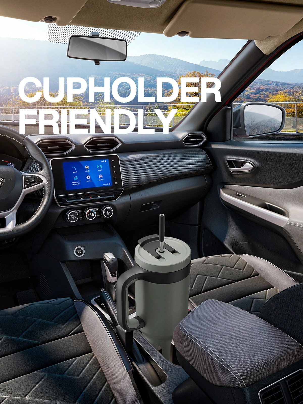 Meoky 40oz Insulated Travel Tumbler