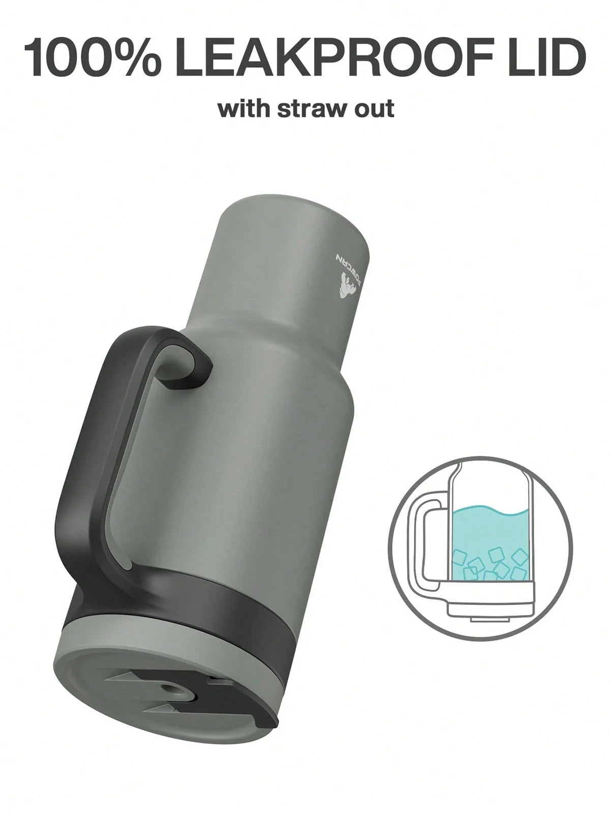 Meoky 40oz Insulated Travel Tumbler