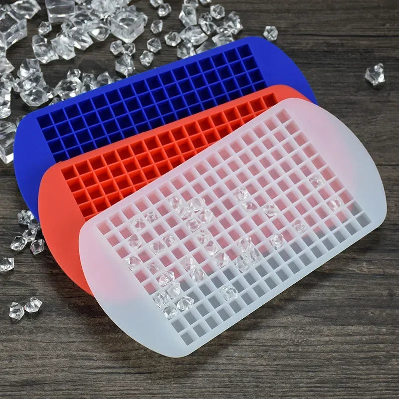 160-Grid Silicone Ice Cube Tray