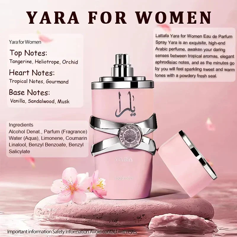 Yara Amber Vanilla Perfume Women