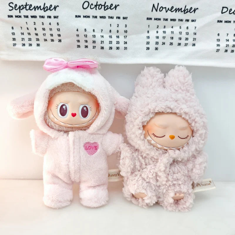 Labubu Hairy Rabbit Onesie Set