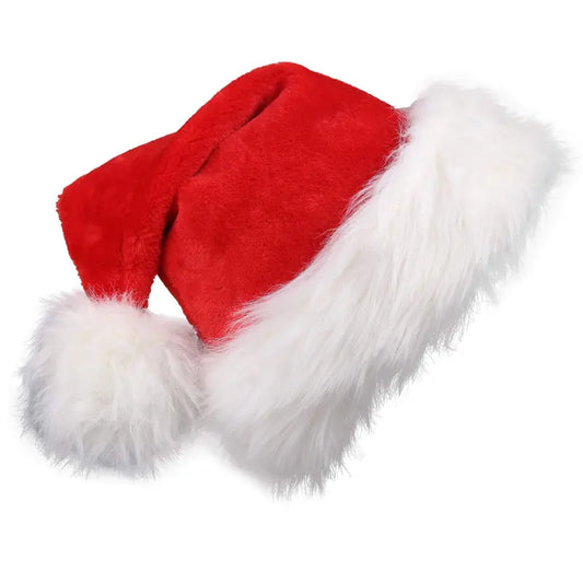 Thick Plush Santa Claus Hat