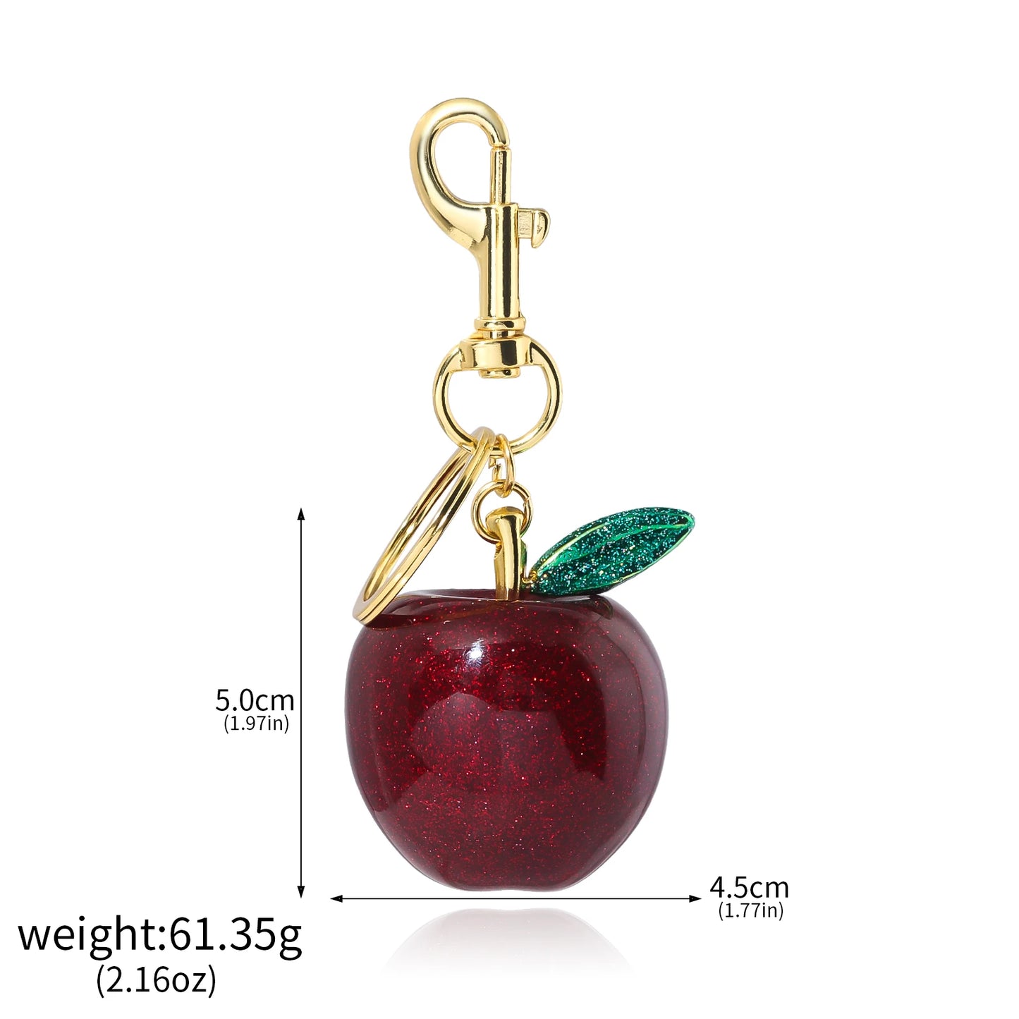Fashion Delicious Red Cherry Keychain Summer Fruits Cherries Pendant Keyring For Women Men Jewelry Bag Key Accessories Gift