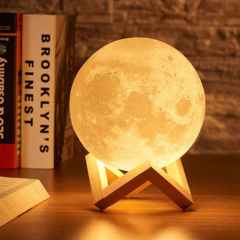 Pzsunly LED Moon Light Galaxy Night Lamp