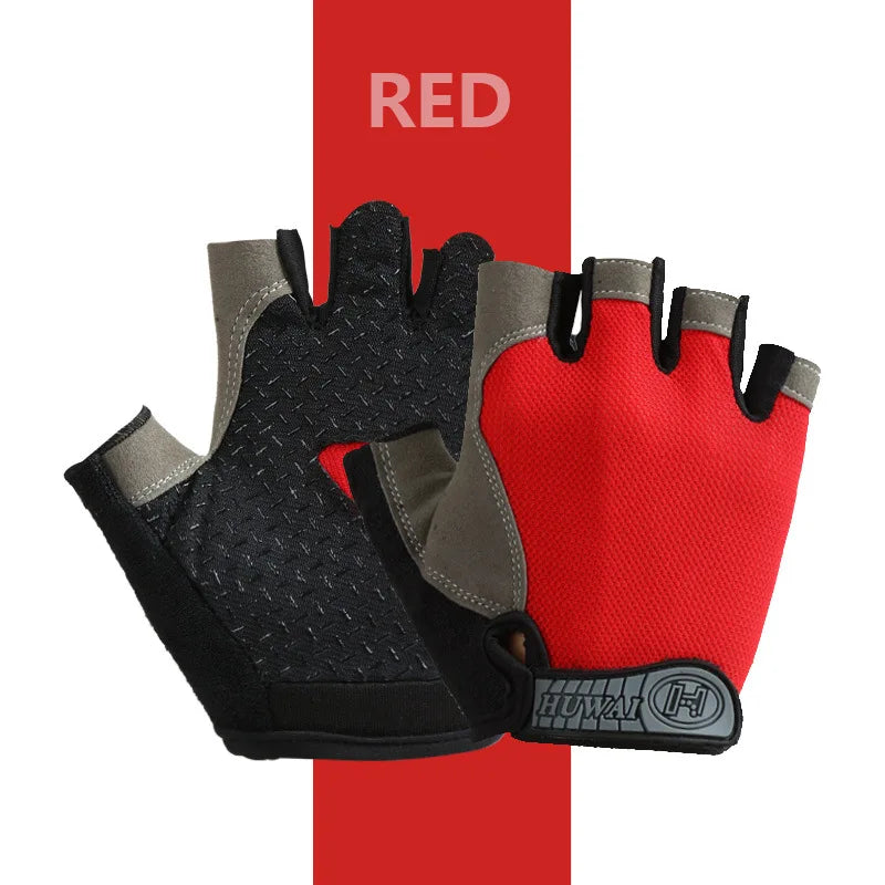 Breathable Fingerless Cycling Gloves