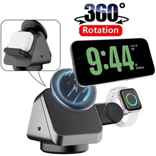 360° Magnetic 3-in-1 Charger