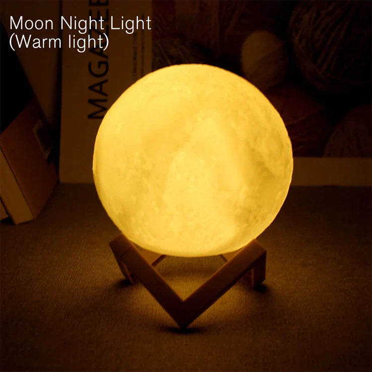 Pzsunly LED Moon Light Galaxy Night Lamp