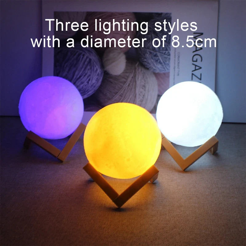 Pzsunly LED Moon Light Galaxy Night Lamp
