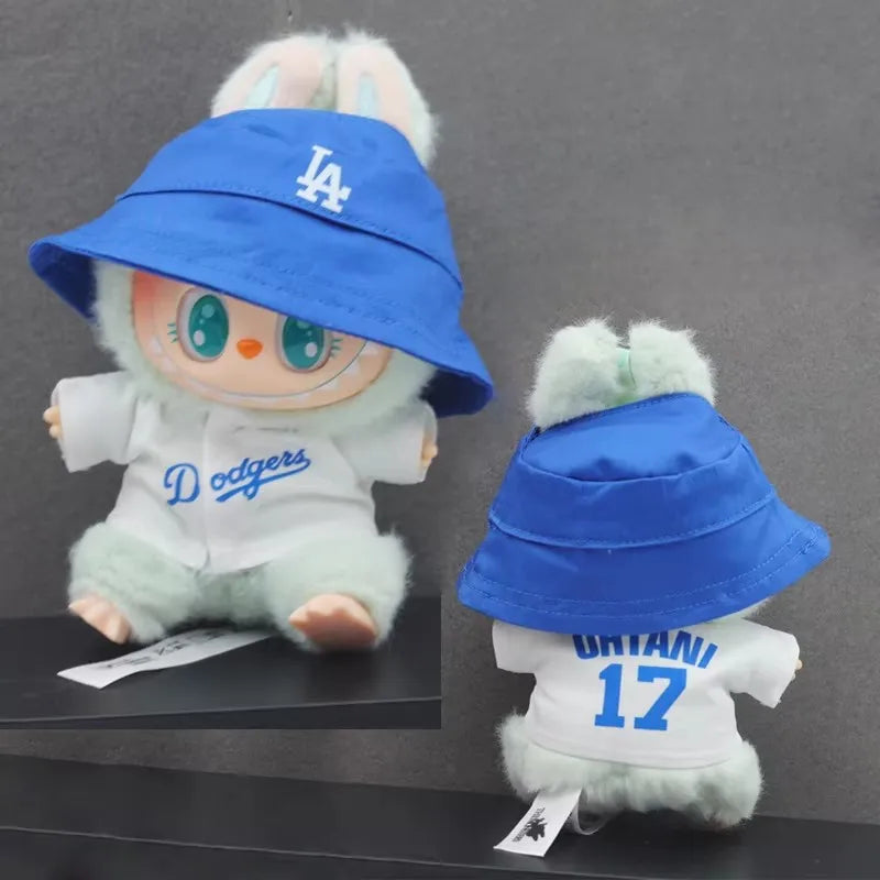 Bandai Labubu Number 17 Baseball Outfit