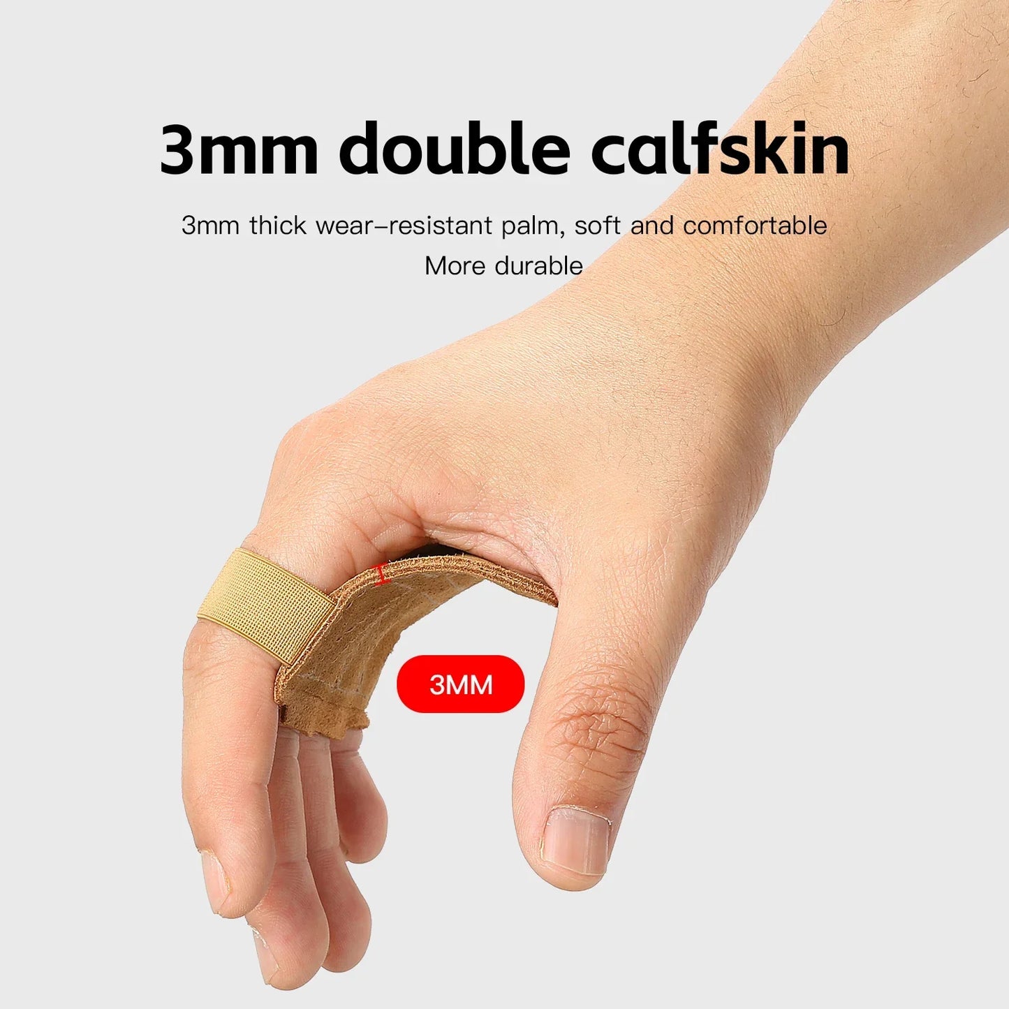 Leather Weightlifting Gloves