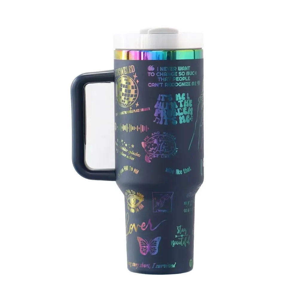 Large 40oz Stanley Style Tumbler