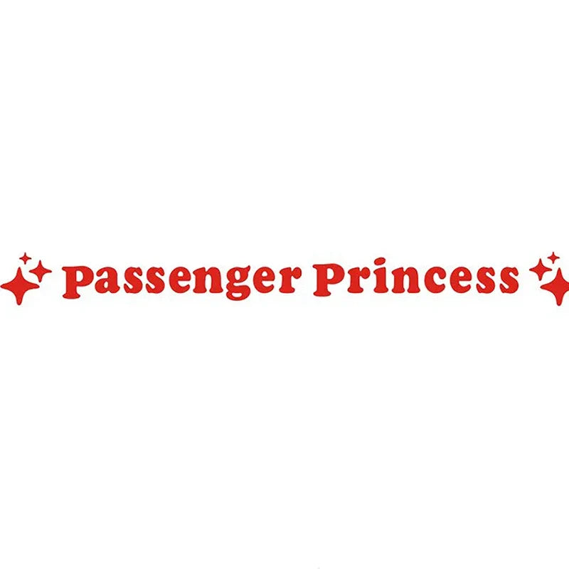 Passenger Princess Star Mirror Stickers