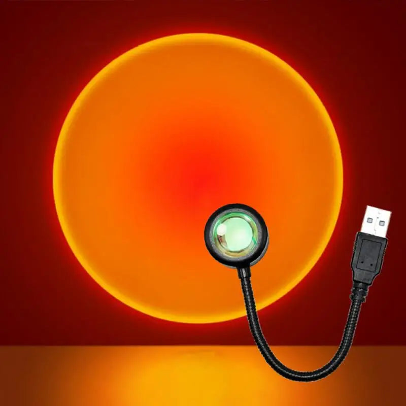 USB Rainbow Sunset Projector Light