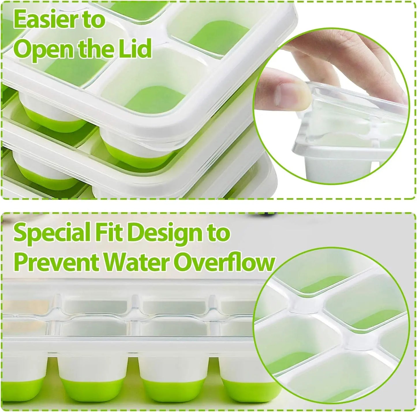14-Cube Silicone Ice Tray