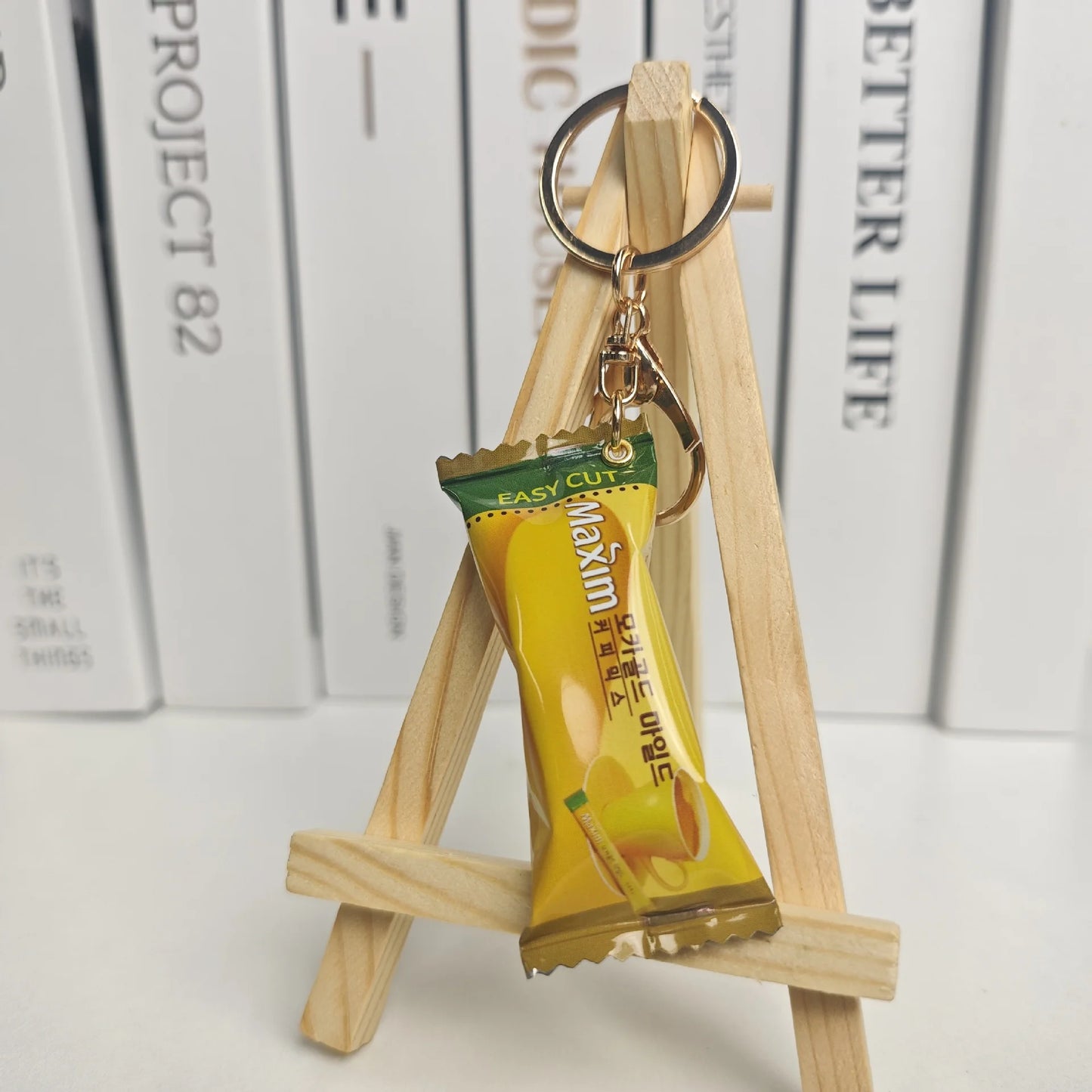 Simulation Instant Noodles Keychain