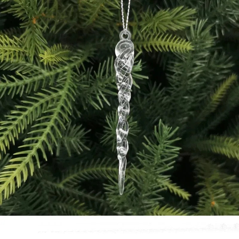 Sparkling Snowflake Christmas Pendant Set