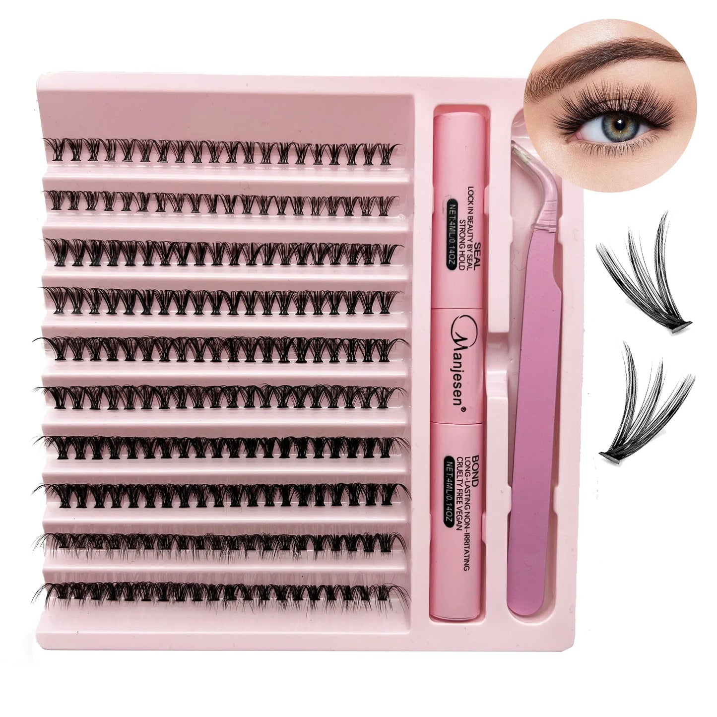 DIY 200PCS Lashes Extension Kit