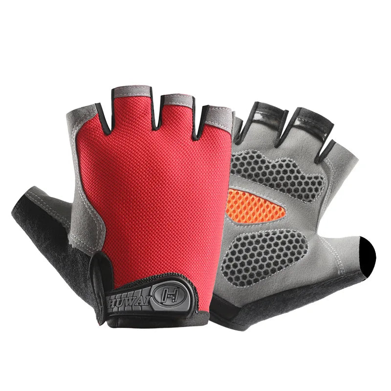 Breathable Fingerless Cycling Gloves