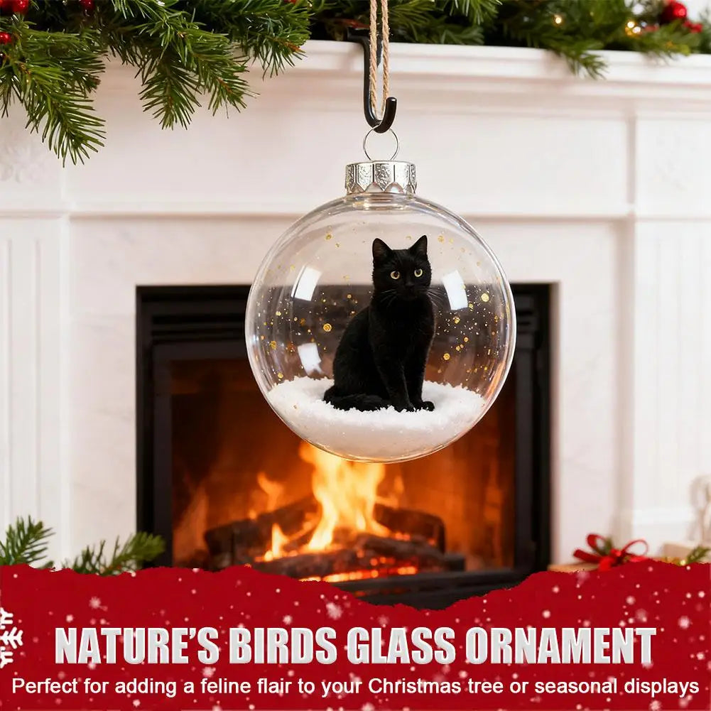 Cute 3D Cat Christmas Ornament