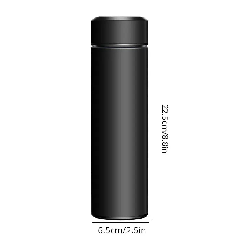 Black Smart Thermos Bottle 500ml