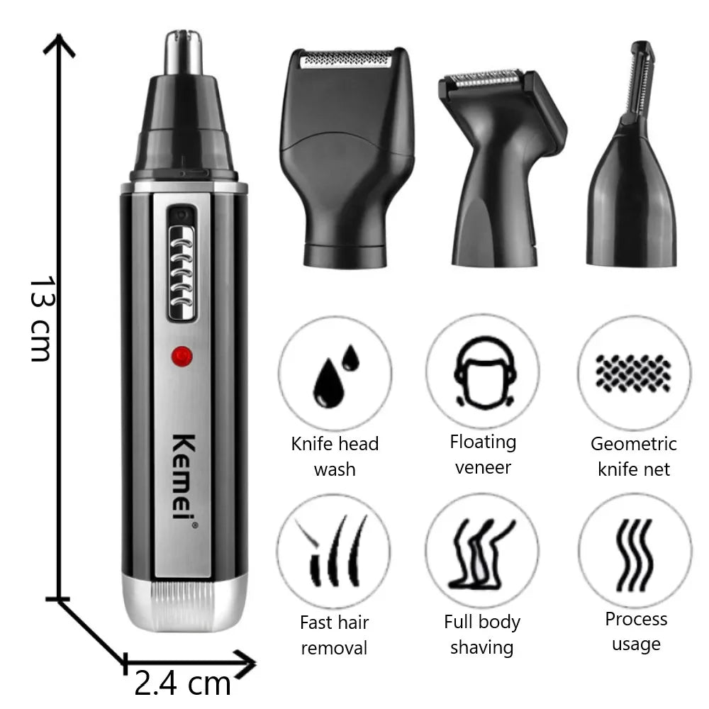 Kemei 4-in-1 Grooming Trimmer