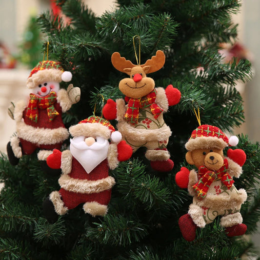 4PCS DIY Christmas Hanging Ornaments