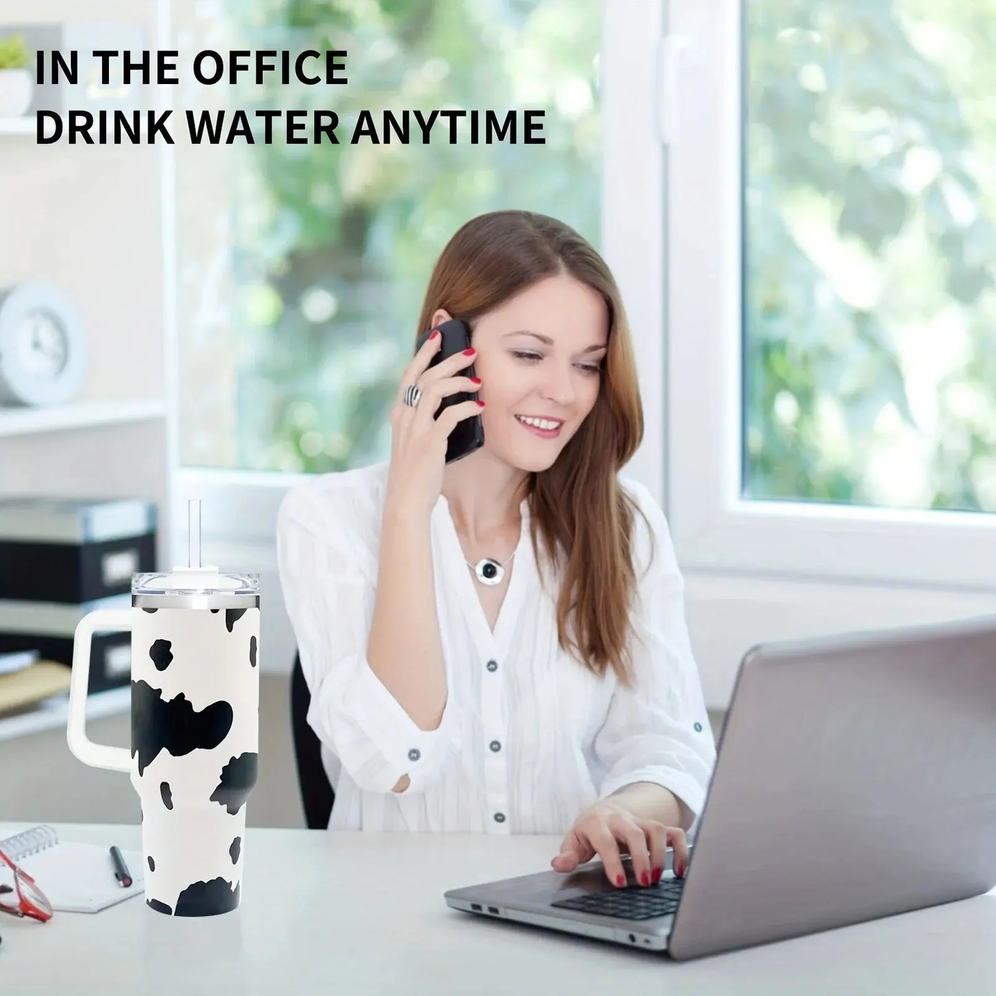 Leopard Print 40oz Coffee Cup