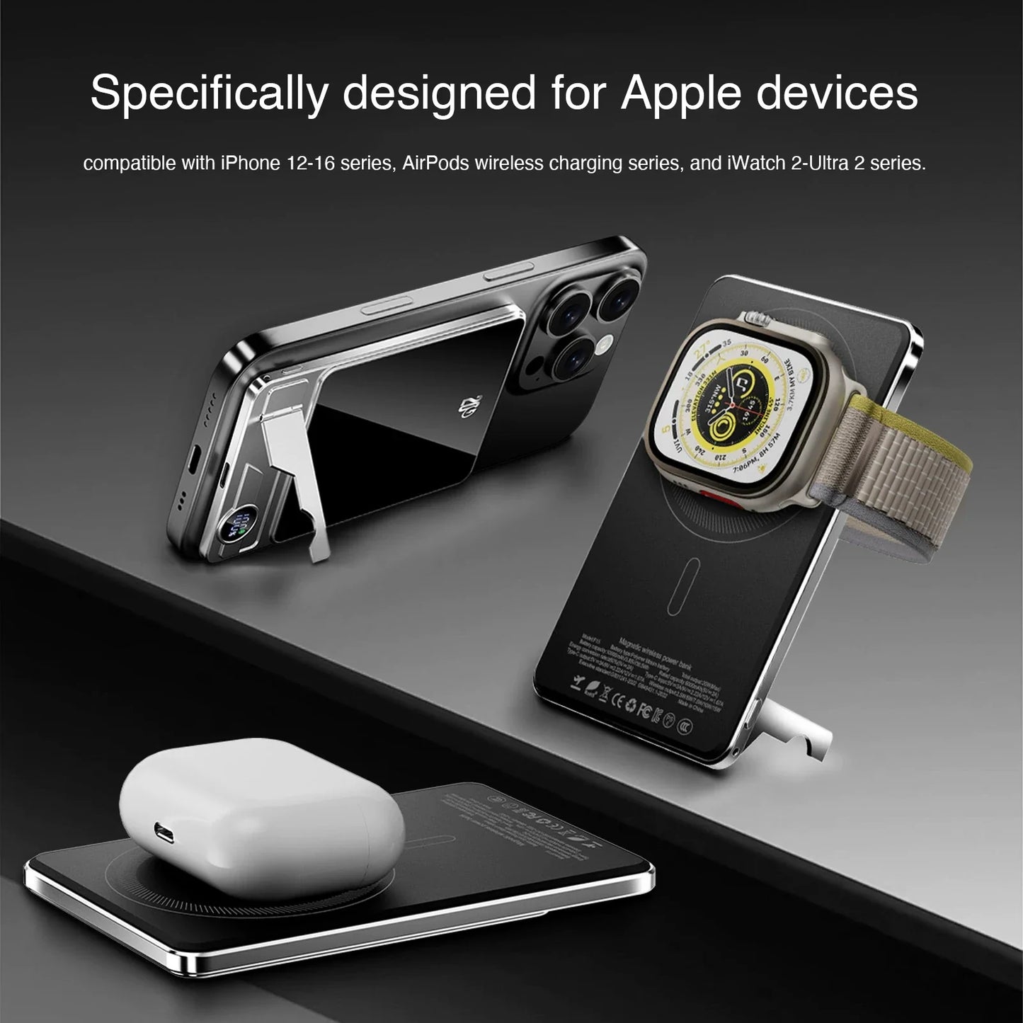 10000mAh Ultra Slim MagSafe Power Bank