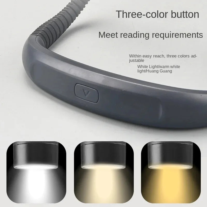 Bendable USB Neck Reading Light