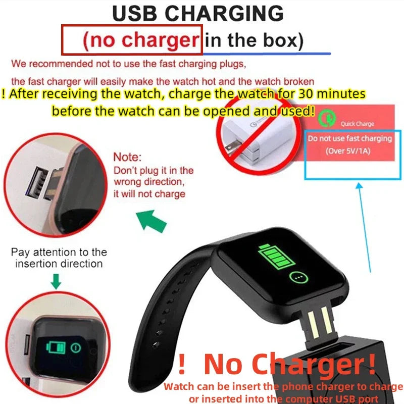 Smartwatch Bluetooth Fitness Tracker