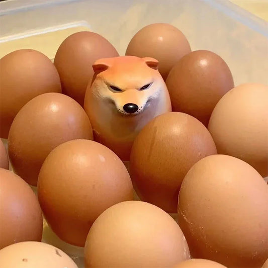 Shiba Inu Egg Desk Decor