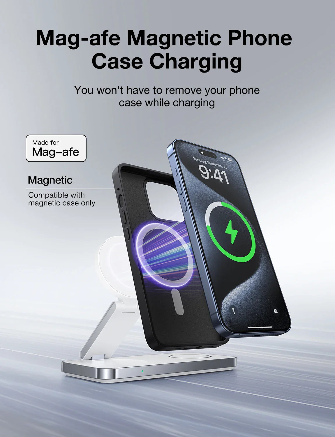 Magnetic 3-in-1 Charger Stand