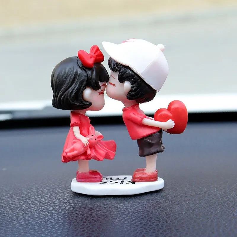 Cute Cartoon Couple Car Ornaments