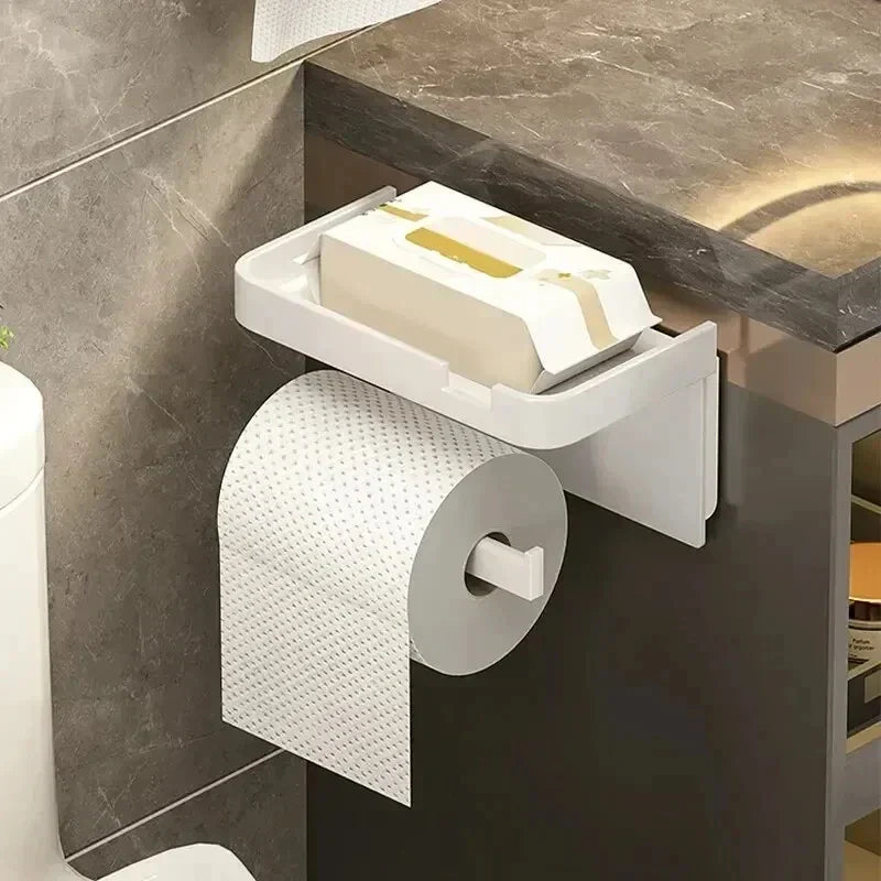 Multi-Functional Toilet Paper Holder