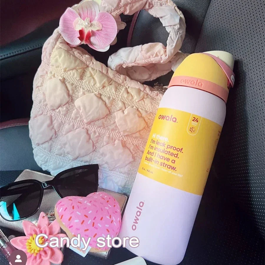 Owala Stainless Steel Water Bottle with Straw