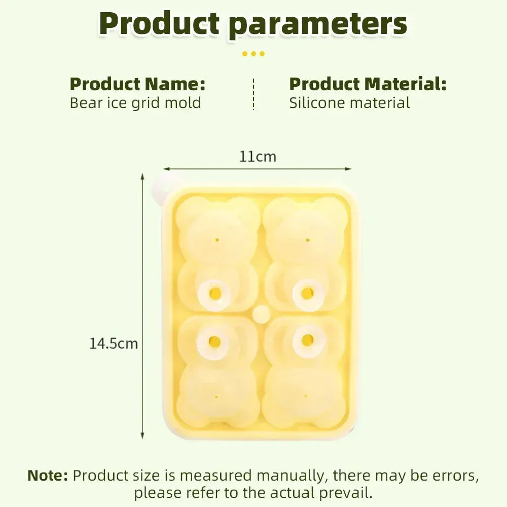 Teddy Bear Silicone Ice Tray
