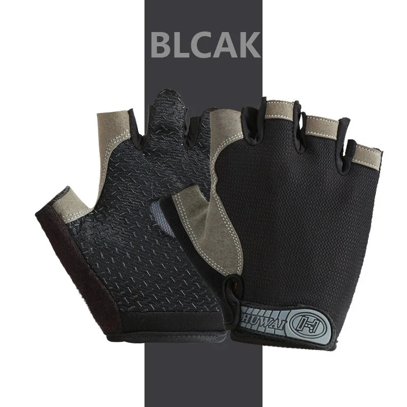 Breathable Fingerless Cycling Gloves
