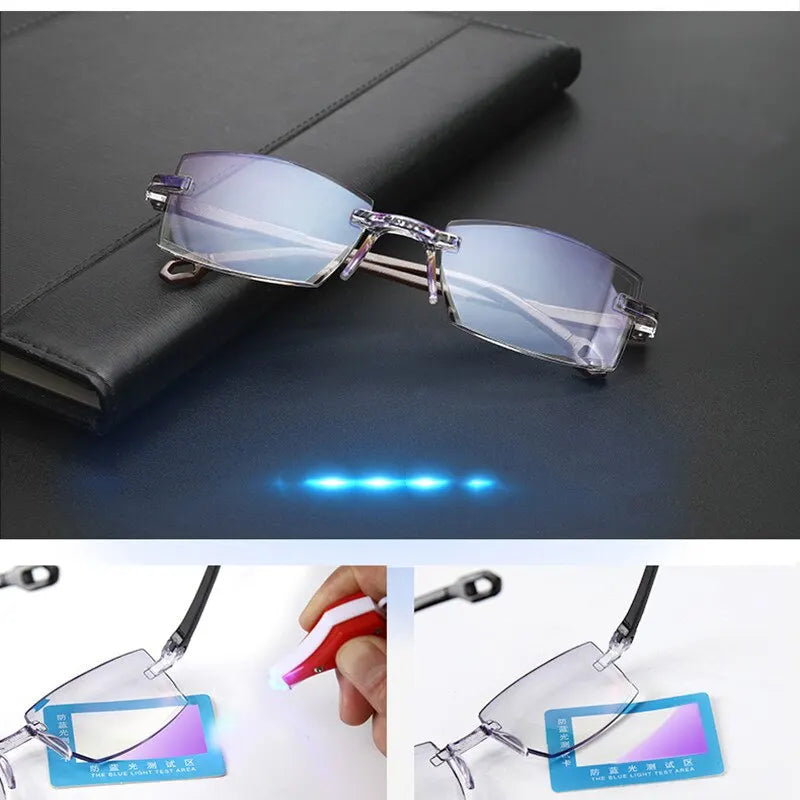 Rimless Anti Blue Light Glasses