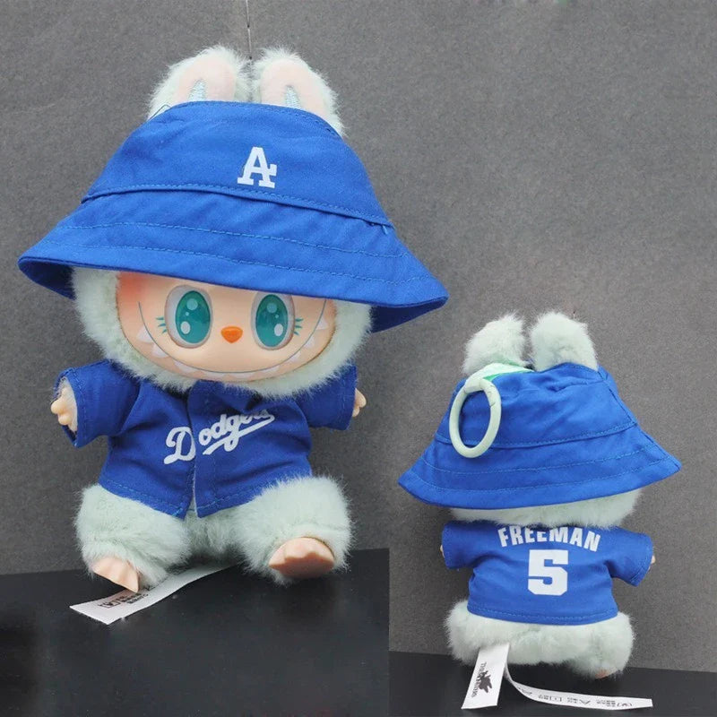 Bandai Labubu Number 17 Baseball Outfit