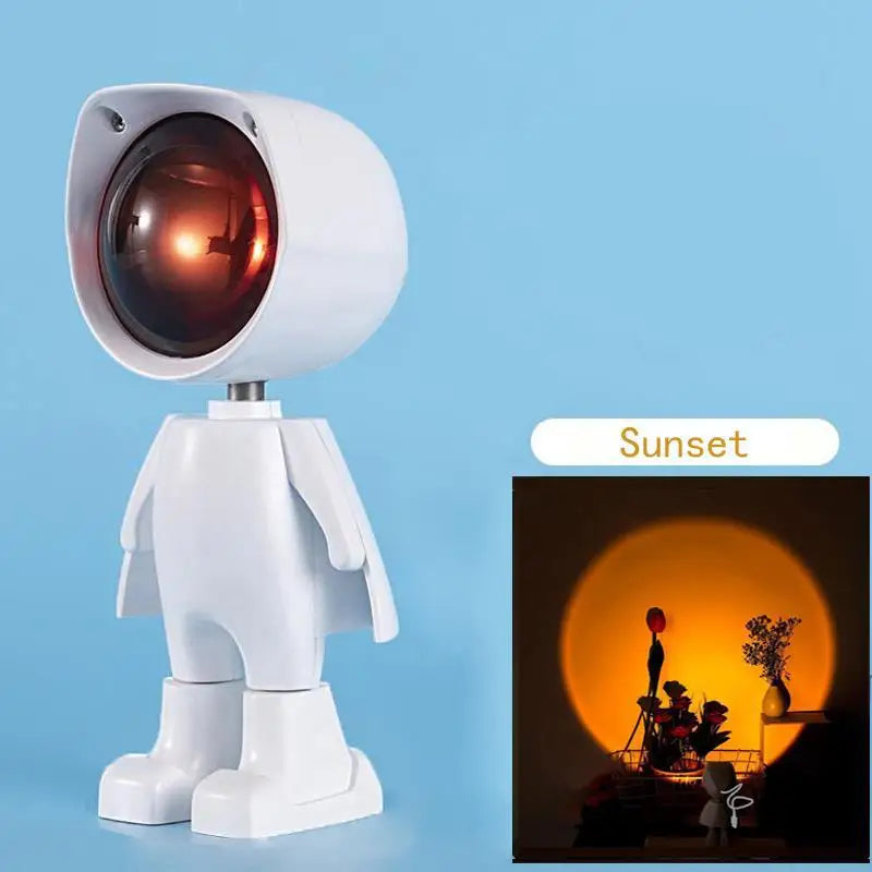 Astronaut Sunset Projection Light
