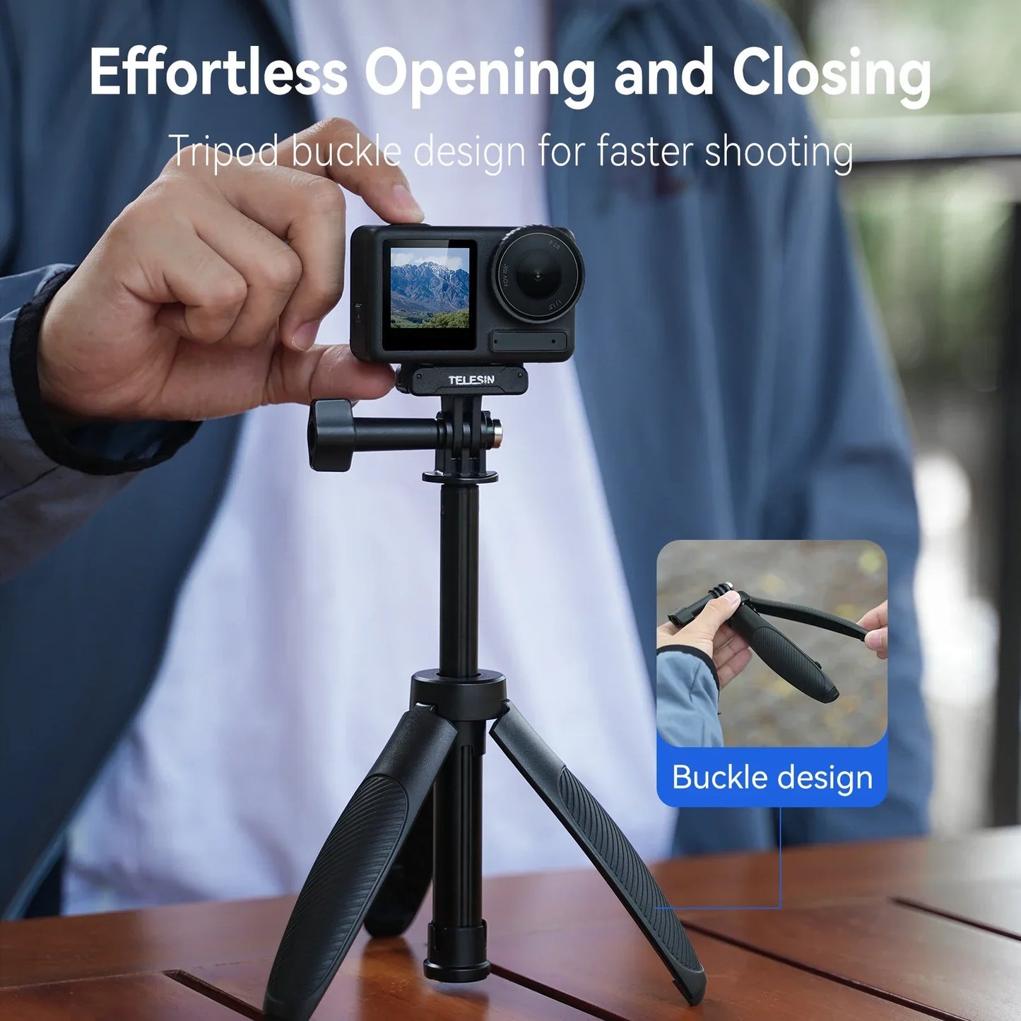 TELESIN Mini Selfie Tripod
