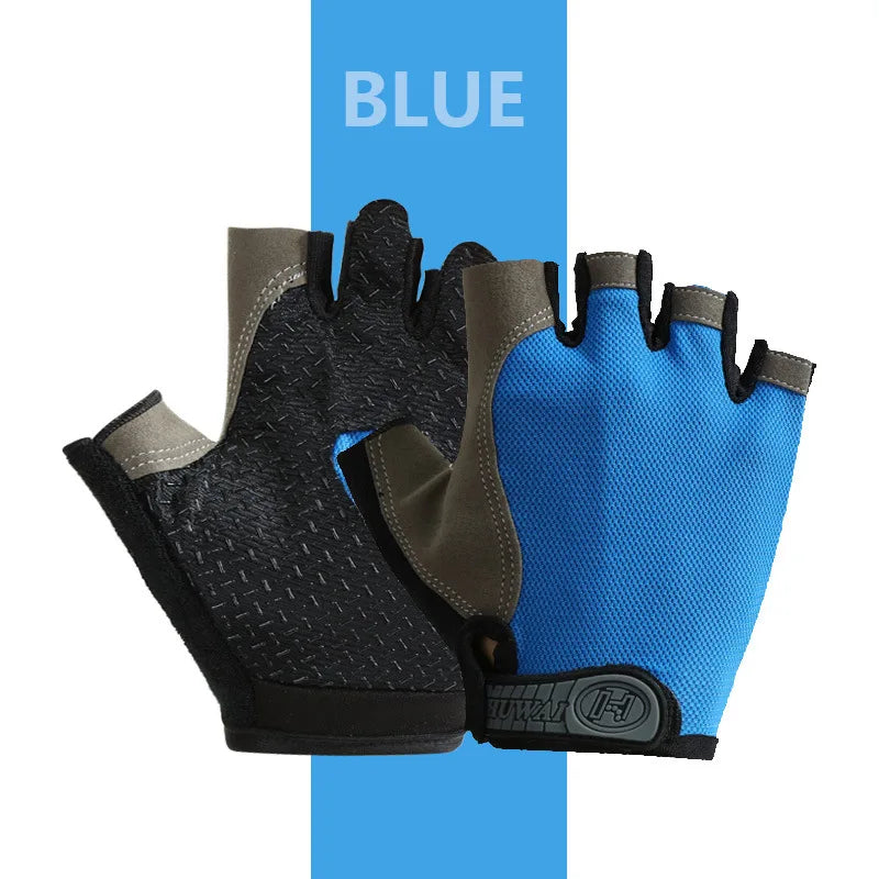 Breathable Fingerless Cycling Gloves